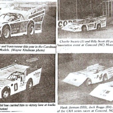 BILLY SCOTT WINS $10,000 AT NEW CONCORD SPEEDWAY IN THE 1980S'