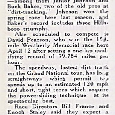 Nascar Newsletter 9/15/1964