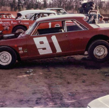 91 Billy Owens on wrecker at Charleston SC Speedway 1972
