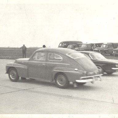 Racing on Flight line