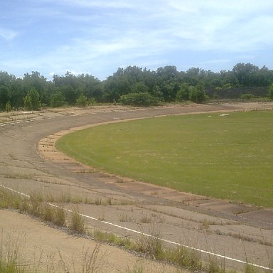 TURN ONE AND END OF GRANDSTAND