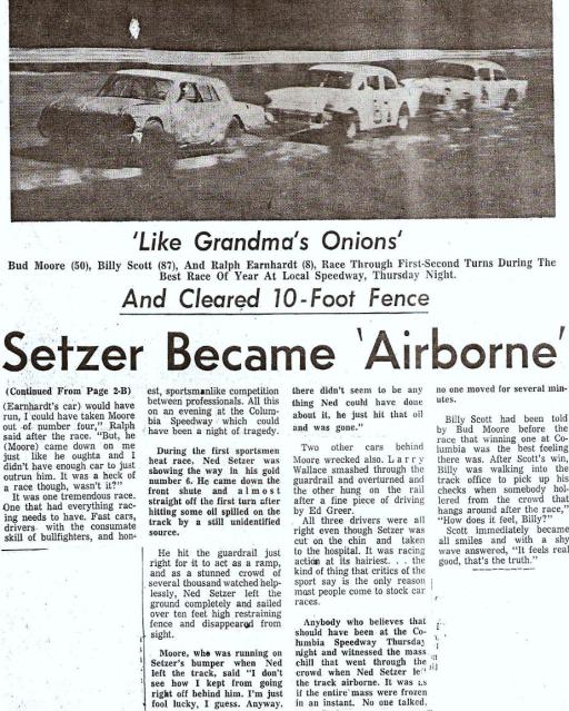 Billy Scott Wins First Ever Columbia Speedway Race 1967- Pg 2 - Gallery ...