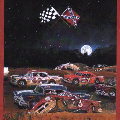 Front cover of "Rebel Speedway."