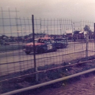 Stock car action at Wisbech 70's