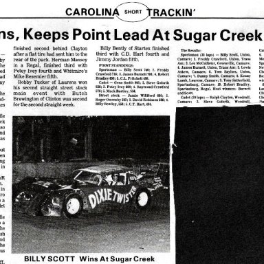 Billy Scott At Sugar Creek
