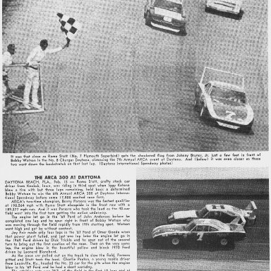 Ramo Stott Winning The 1970 ARCA 300