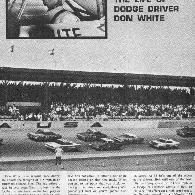 Don White in "Motorcade" Magazine