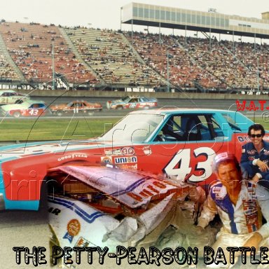 Richard Petty-David Pearson-This is For You Mr. Harlow Reynolds A little Something I put together For You.