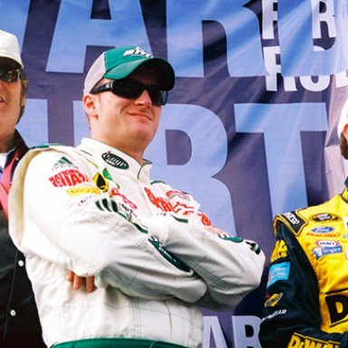 Lee Roy Mercer, Dale Earnhardt, Jr., & Matt Kenseth