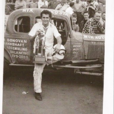 Leeroy Yarbrough With 1960 trophy