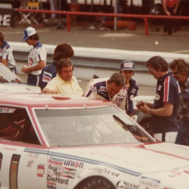 David Pearson climbs into the 21 for the last time