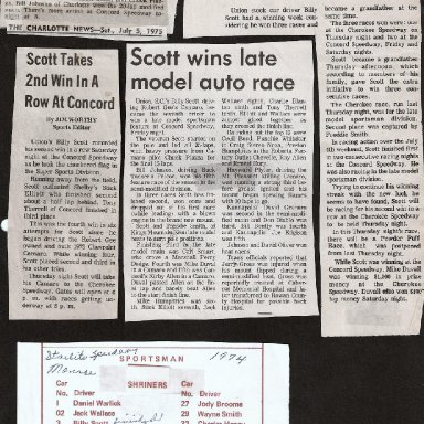 Grandfather On Winning Spree 1975