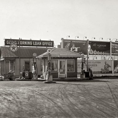 Not Racing But Cool old 1920s Service Stations