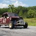 vintage track and racecar