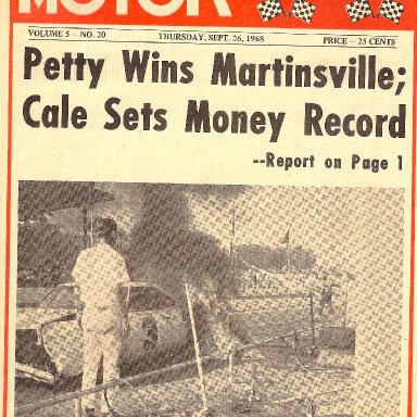 1968 Old Dominion 500 Martinsville