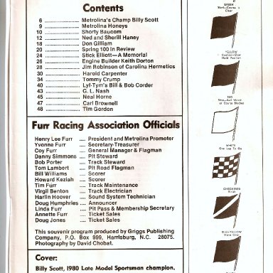 Metrolina Speedway Facts 1980s' 001