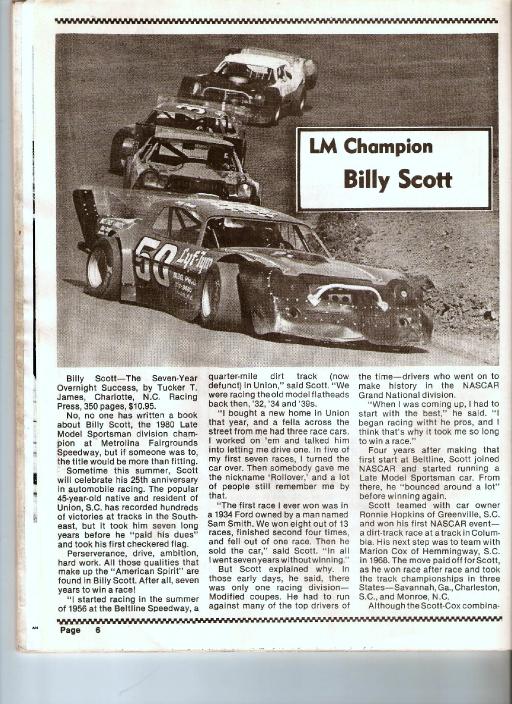 Late Model Champion 1980s' Page # 1 Of 3 - Gallery - Billy & Barbara ...