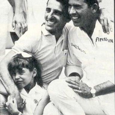 Tiger Tom, His Daughter Chrissy, David Pearson