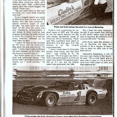 Metrolina Speedway's Heyward Plyler 1980s' Page 2 Of 2