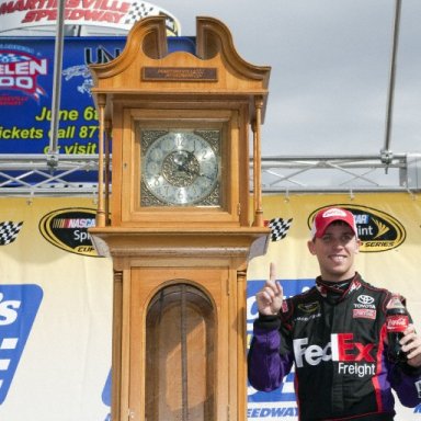 Denny Hamlin-March-29-2010 At Martinsville Speedway.