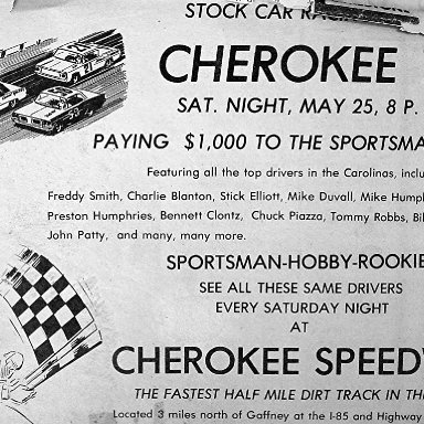 CHEROKEE SPEEDWAY