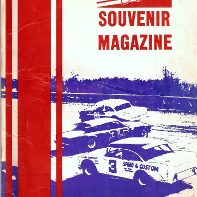 CONCORD SPEEDWAY SOUVENIR MAGAZINE 1960S'