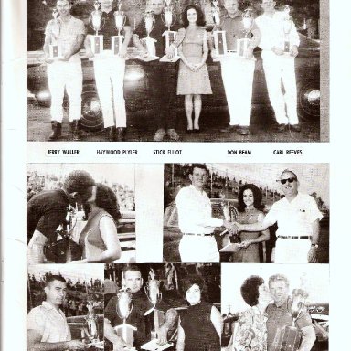 GASCARS 1968 POINT WINNERS-- NAME SOME- -CONCORD SPEEDWAY SOUVENIR MAGAZINE 1960S'