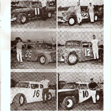 NAME THEM--CONCORD SPEEDWAY SOUVENIR MAGAZINE ROOKIE DRIVERS 1960S'