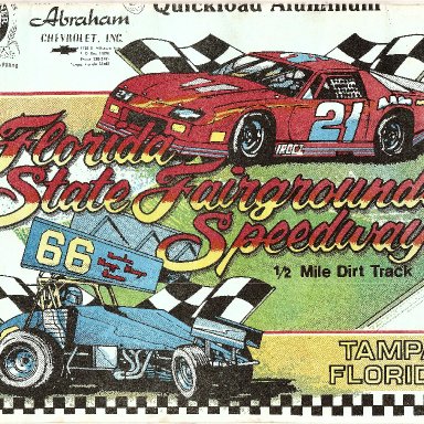 FSFS RACING PROGRAM 2ND DESIGN