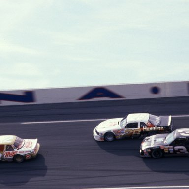 Bobby Allison-Davey Allison-Dale Earnhardt.