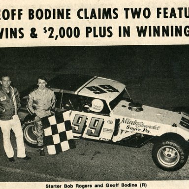 May 11, 1973 Geoff Bodine