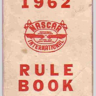 1962 Rule Book
