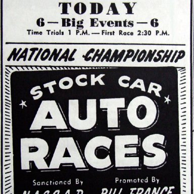 Peace Haven Speedway - October 31, 1948