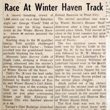 WINTER HAVEN RACEWAY