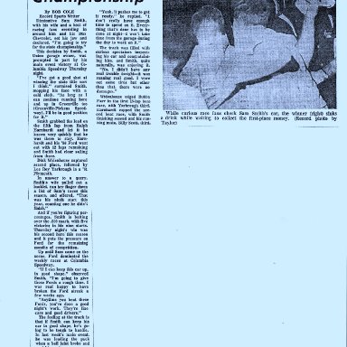 Oldies But Goodies # 5 --Sam Smith Dominates Greenville Pickens Speedway  1964