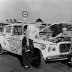 Harold Smith and crew check over his Studebaker before the start of the _59 Daytona 500_ He finished 31st___