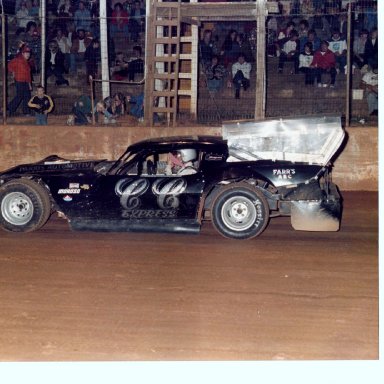 Billy Scott Drives the CC Express at Sugar Creek Speedway  1990