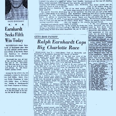 Earnhardt, Earnhardt, Earnhardt, Sound Familiar  1955