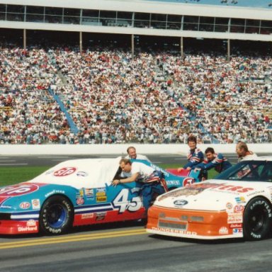 Richard Petty and Alan Kulwicki