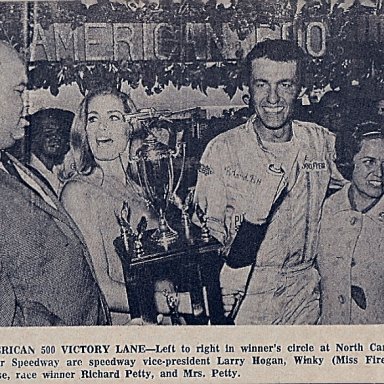 1968 American 500 Rockingham