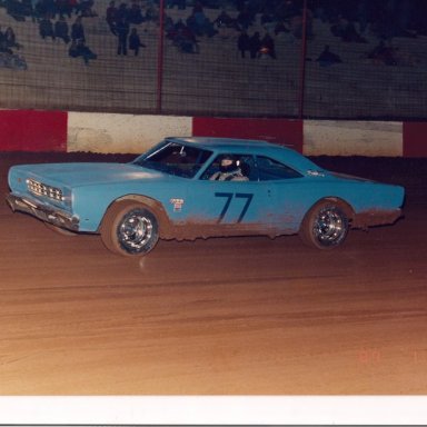 Sammy Ballard in his Plymouth