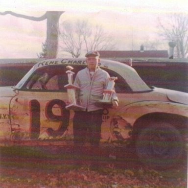 rene in a fig 8 car