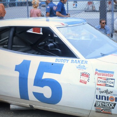 #15 Buddy Baker 1975 Champion Spark Plug 400