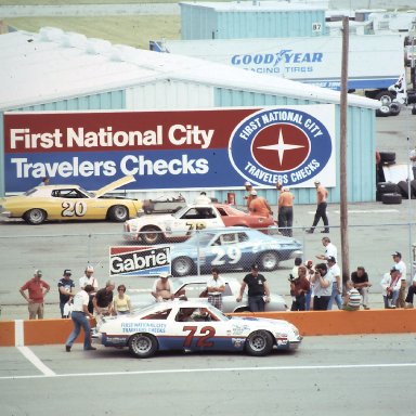 #72 Benny Parsons #29 Dave Dion #20 Rick Newsom 1978 Gabriel 400