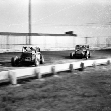 Freddie Adam in front, Harry Moore behind him