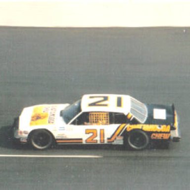 Larry Pearson #21 Busch Bristol Budweiser 200 4-5-86
