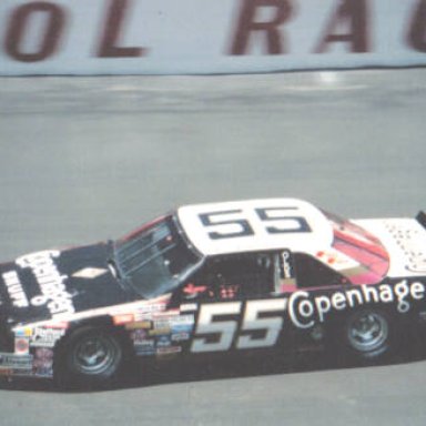 Neil Bonnett #12 into the wall at Bristol Valleydale 500 4-6-86