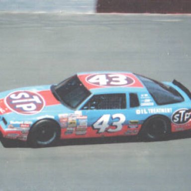 Neil Bonnett #12 into the wall at Bristol Valleydale 500 4-6-86