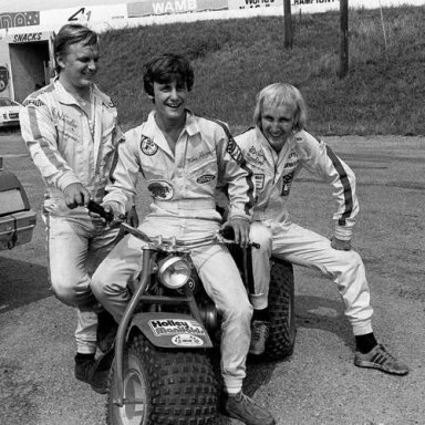 Butch Lindley, Mike Alexander and Sterling Marlin at Nashville 1978