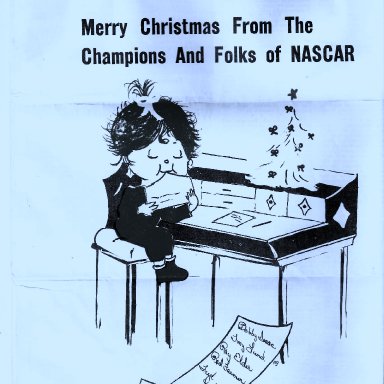 Christmas Wishes From NASCAR 1970